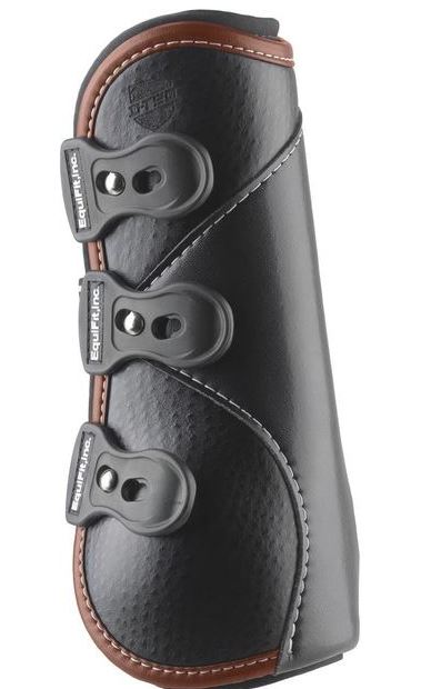 EquiFit D-Teq Black Ostrich Front Boots