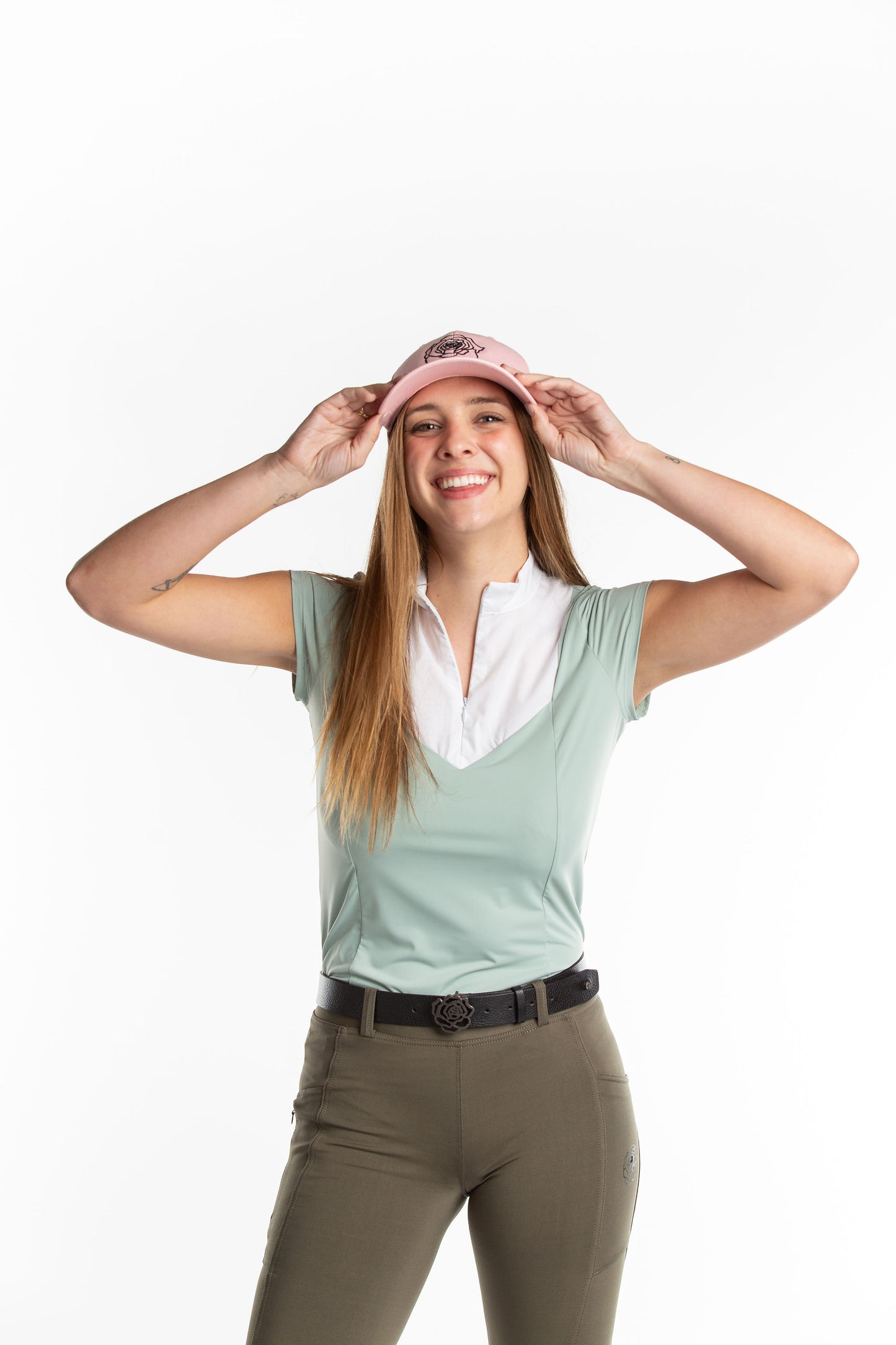 Hannah Child's Lexi Short Sleeve Zip Top
