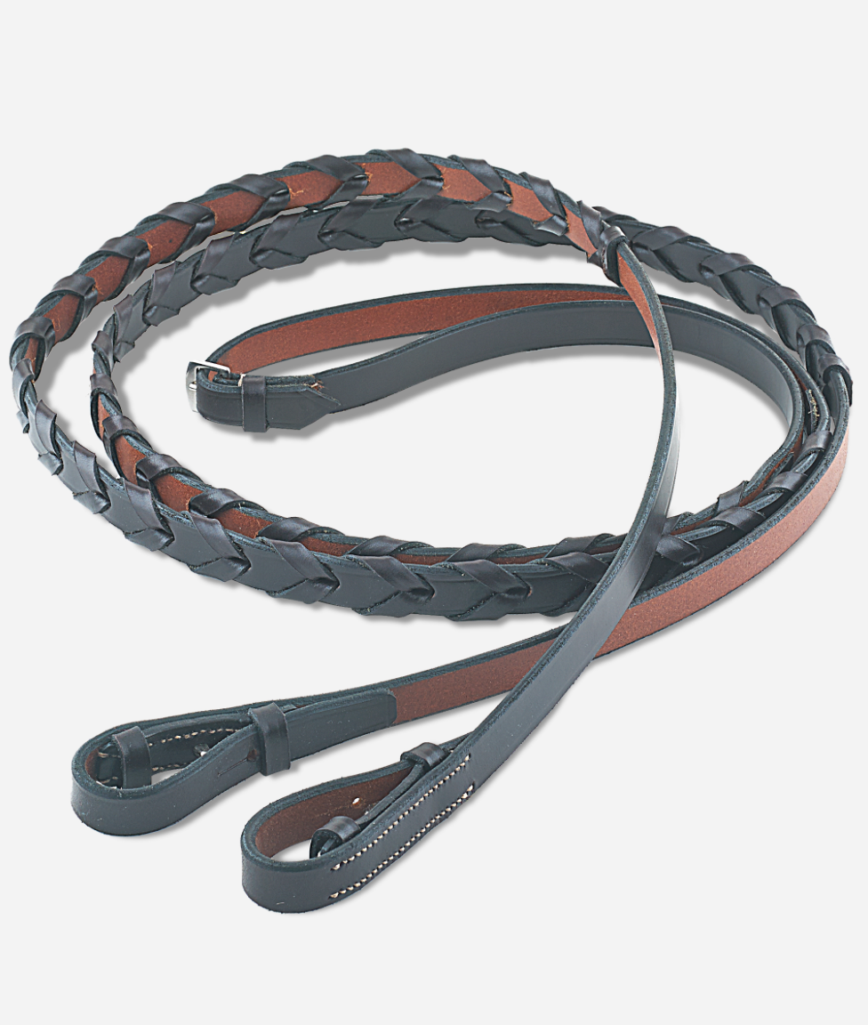 Beval Gladstone Flat Laced Rein