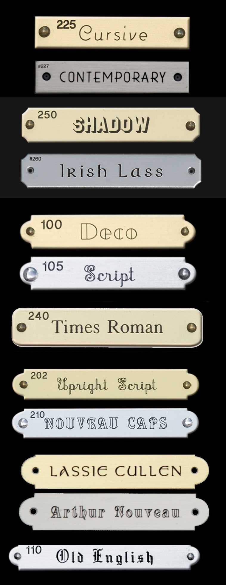 Equipment Tags