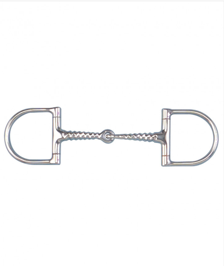 Pony Corkscrew Snaffle D-RIng Bit