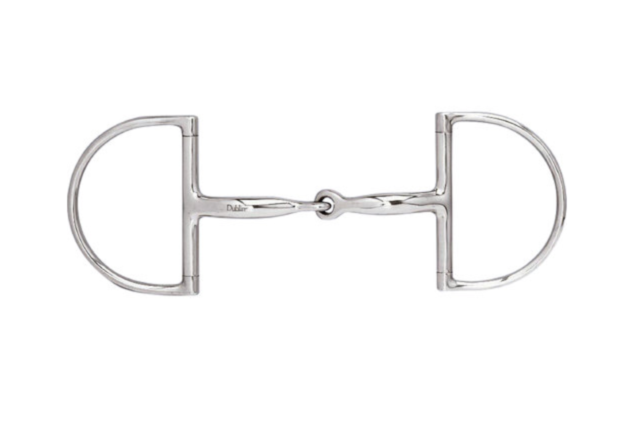 Large Hunter D-Ring Snaffle Bit