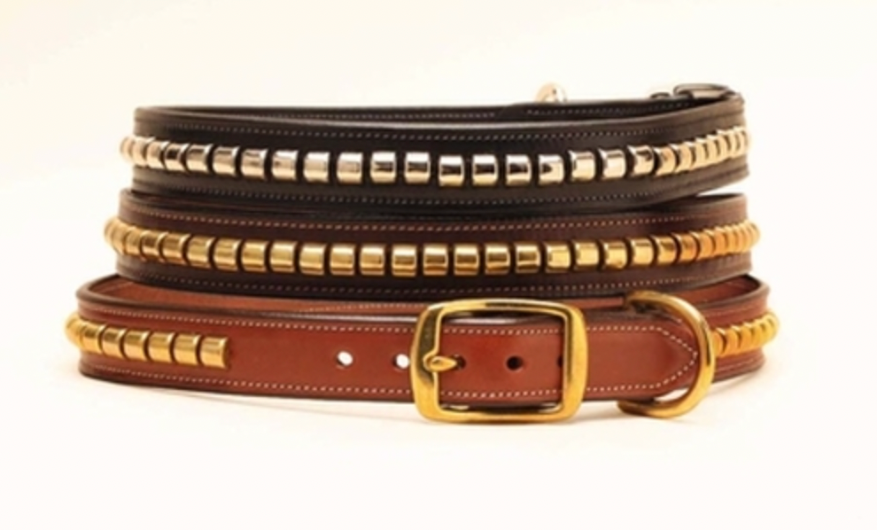 Leather 1in Dark Brown Dog Leash