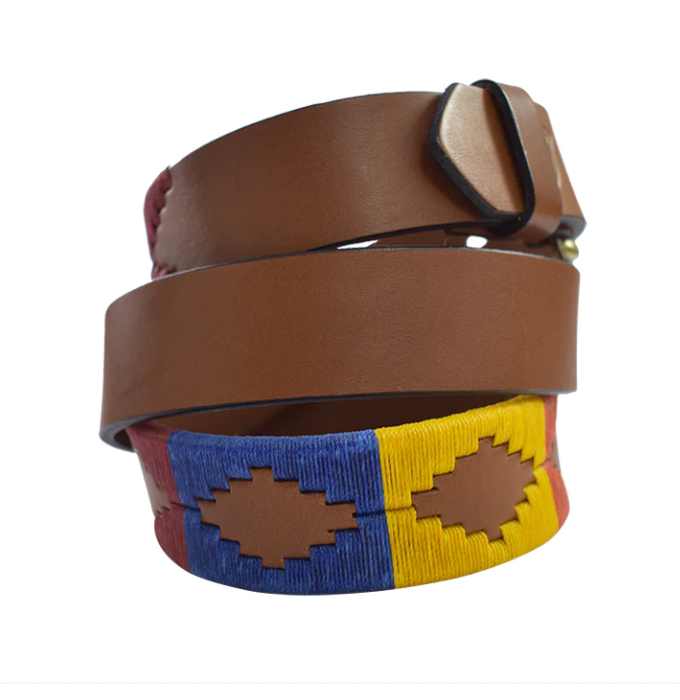 Argentinian Polo Belt - Tan