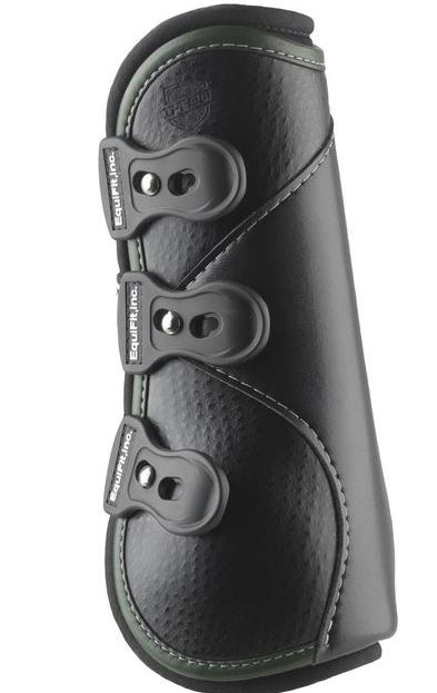 EquiFit D-Teq Black Ostrich Front Boots