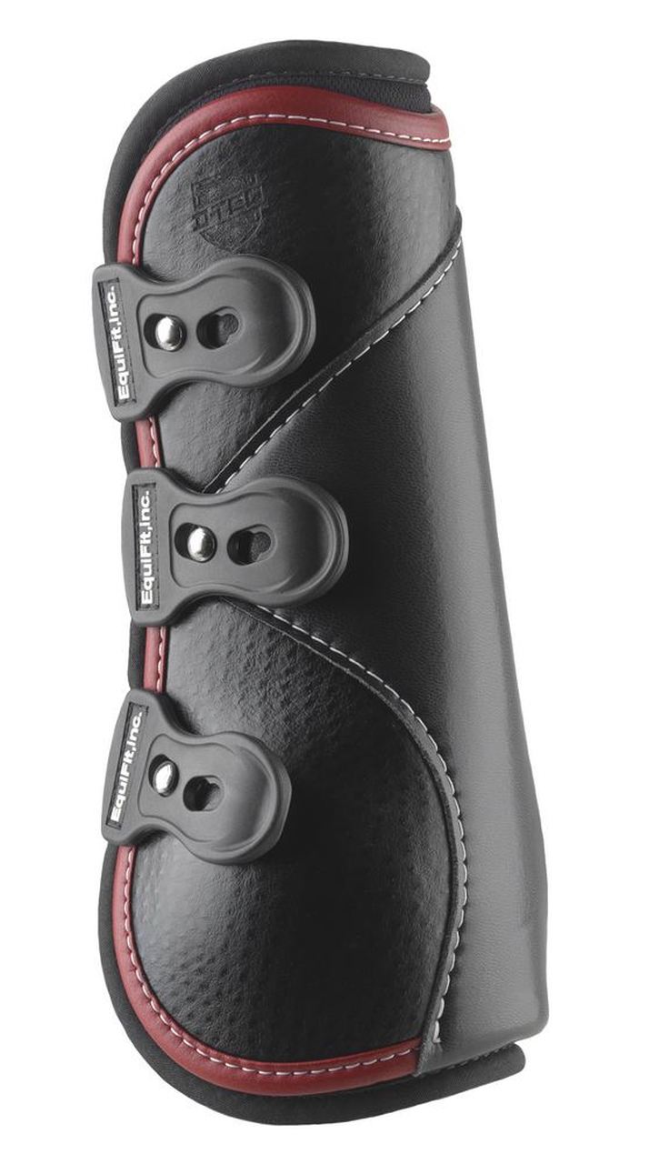 EquiFit D-Teq Black Ostrich Front Boots