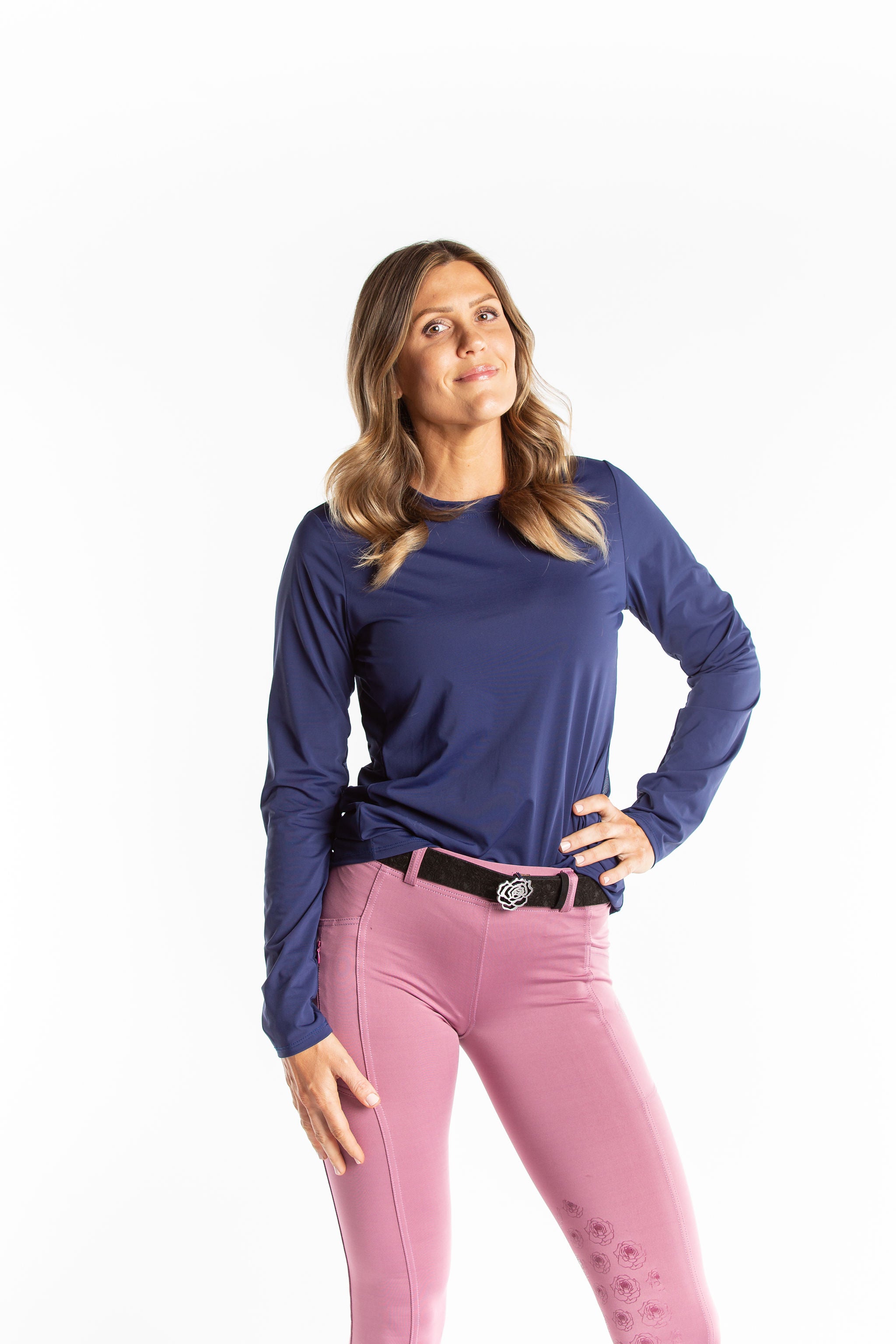 Hannah Childs Janelle Long Sleeve Mesh Tee – Beval Saddlery