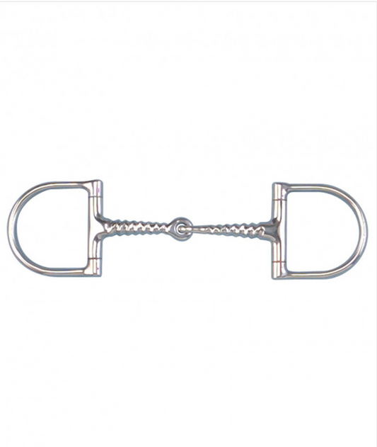 Pony Corkscrew Snaffle D-RIng Bit