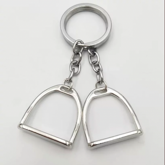 Equisite Elements of Style Stirrup Key Chain
