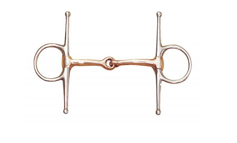 Jointed Copper Full Cheek – Beval Saddlery