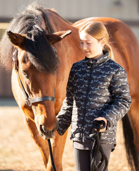 Kids Horse Crazy Quilted Jacket