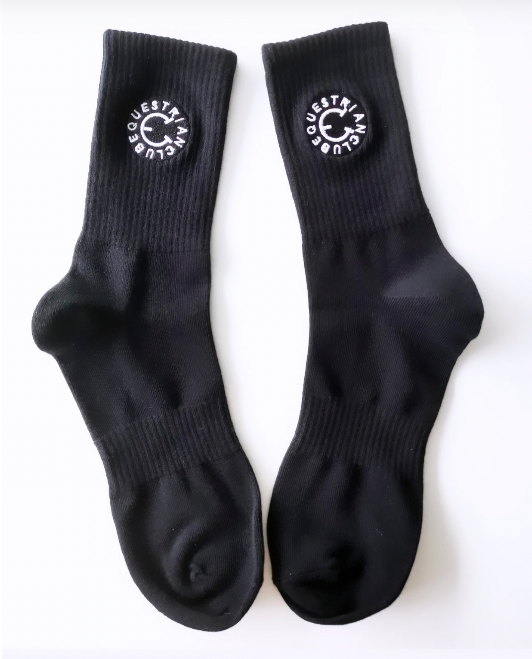 EQCLUB LOGO Crew Socks – Beval Saddlery