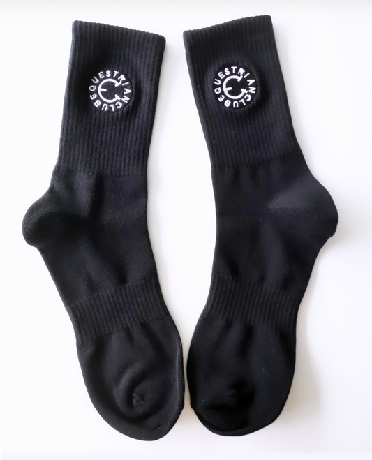 EQCLUB LOGO Crew Socks