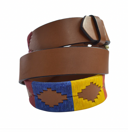 Argentinian Polo Belt - Tan
